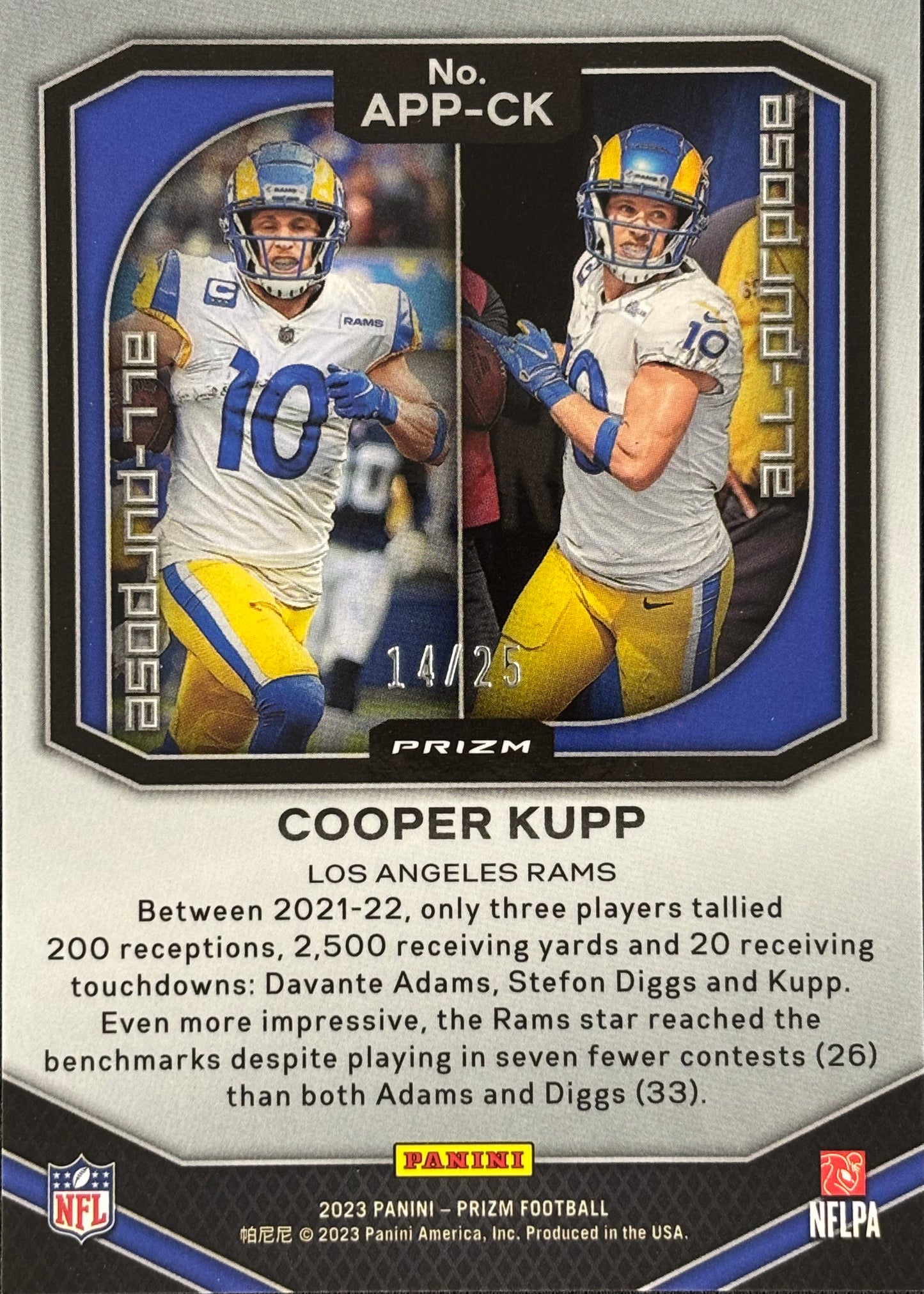 Cooper Kupp Prizm All-Purpose Mojo /25