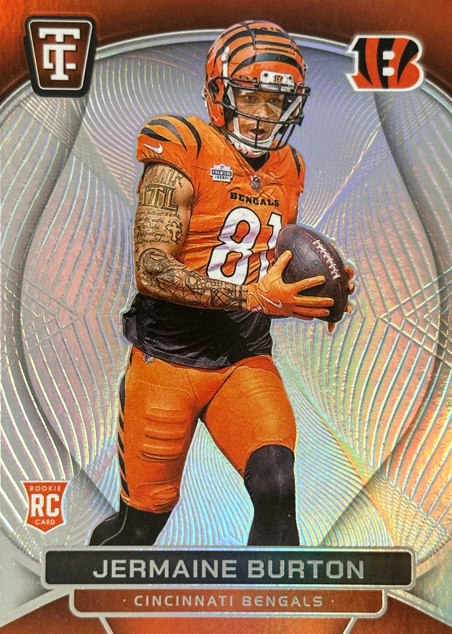 Jermaine Burton Totally Certified Silver Rookie Bengals