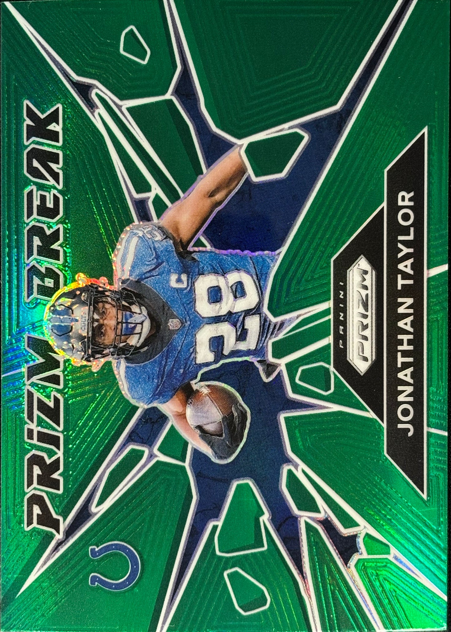 Jonathan Taylor Prizm Break Green Colts