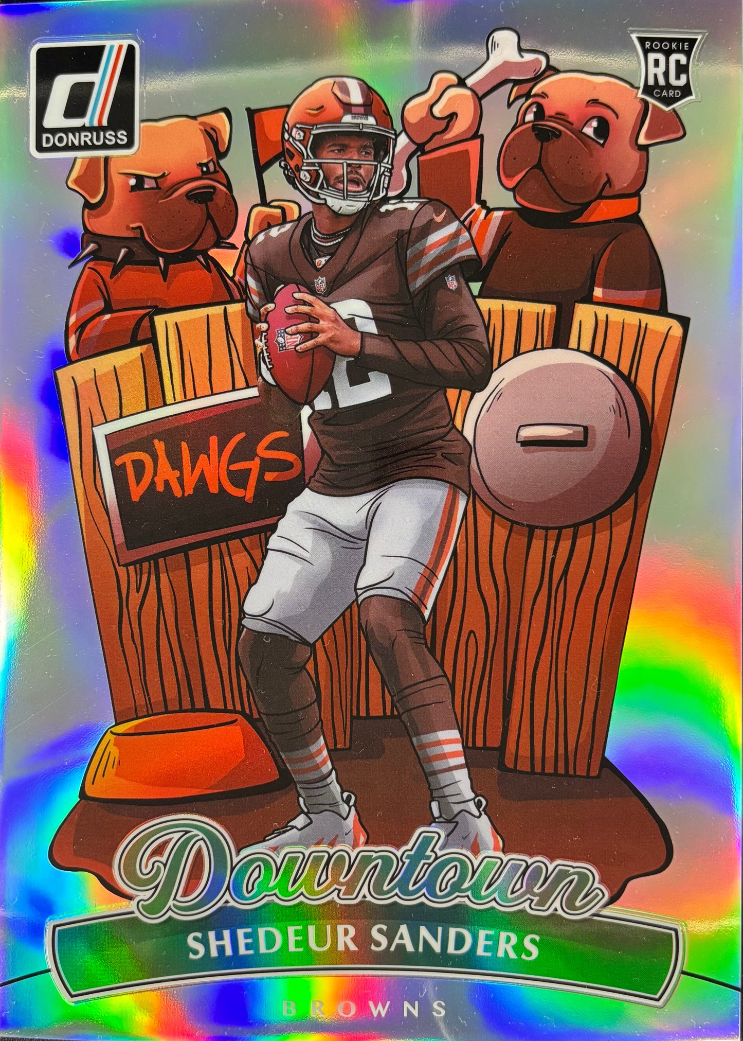 JUMBO Shedeur Sanders Donruss Oversized Downtown! Rookie Browns