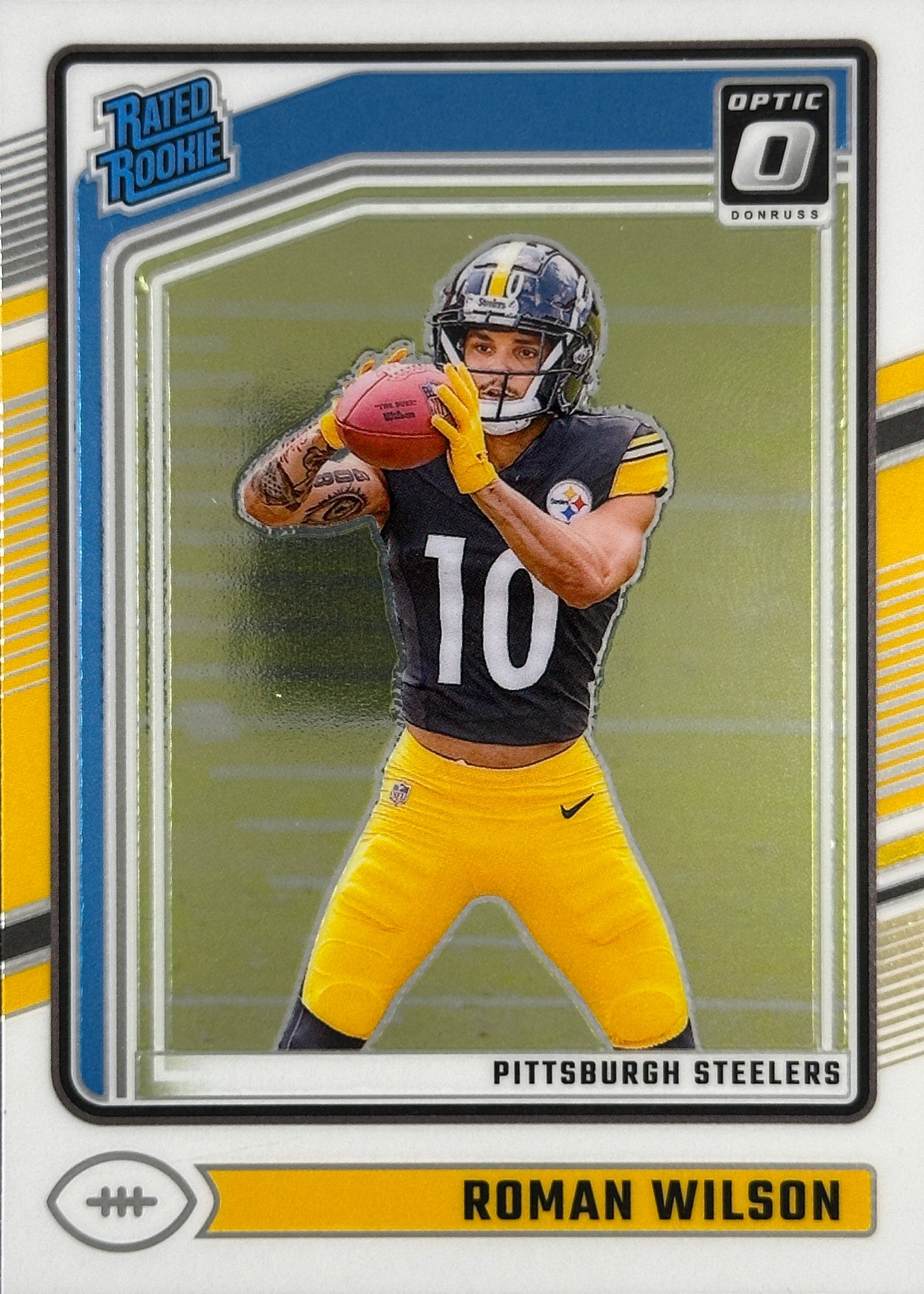 Roman Wilson Optic Rated Rookie Steelers