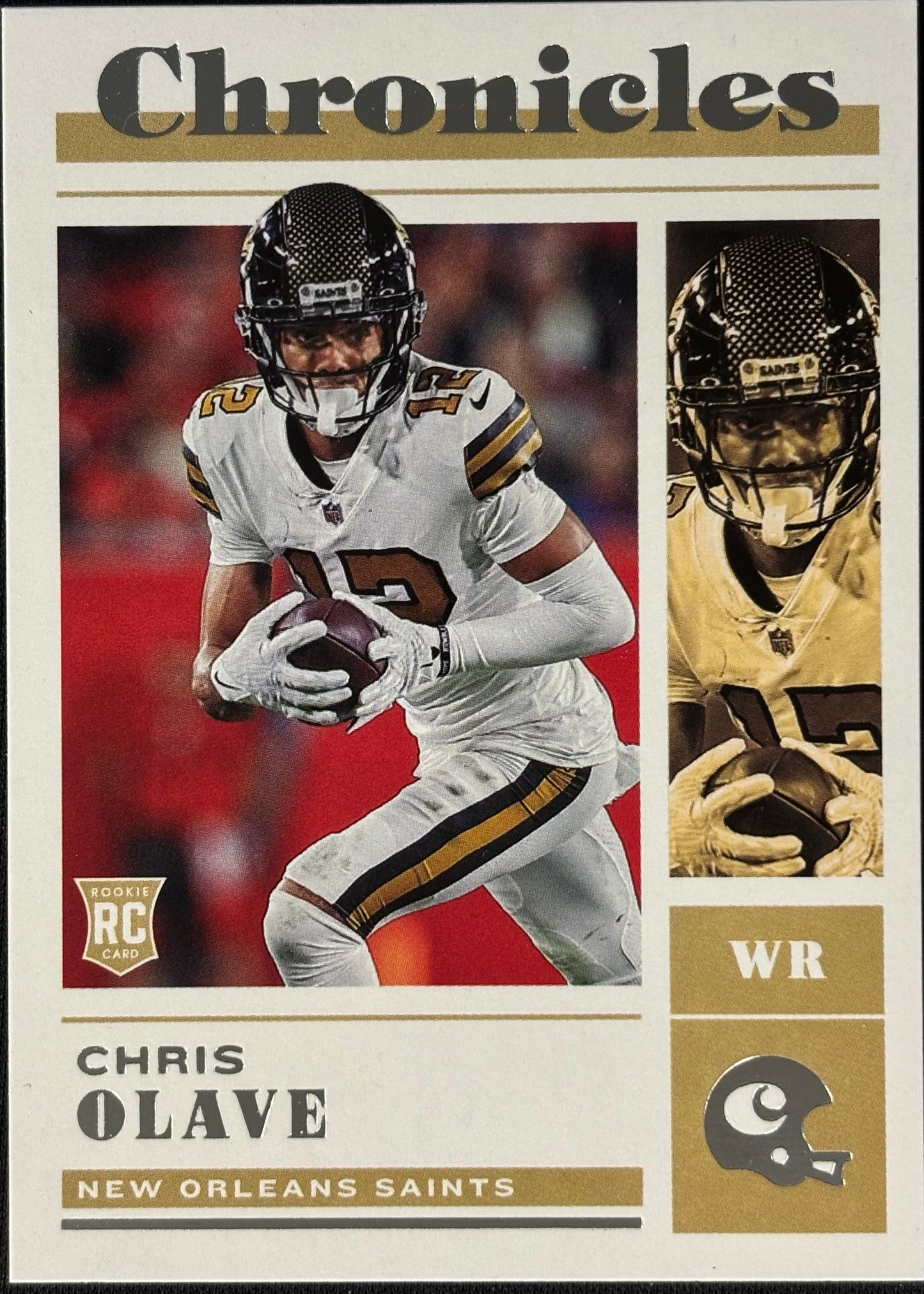Chris Olave Chronicles Rookie Saints Sports Card