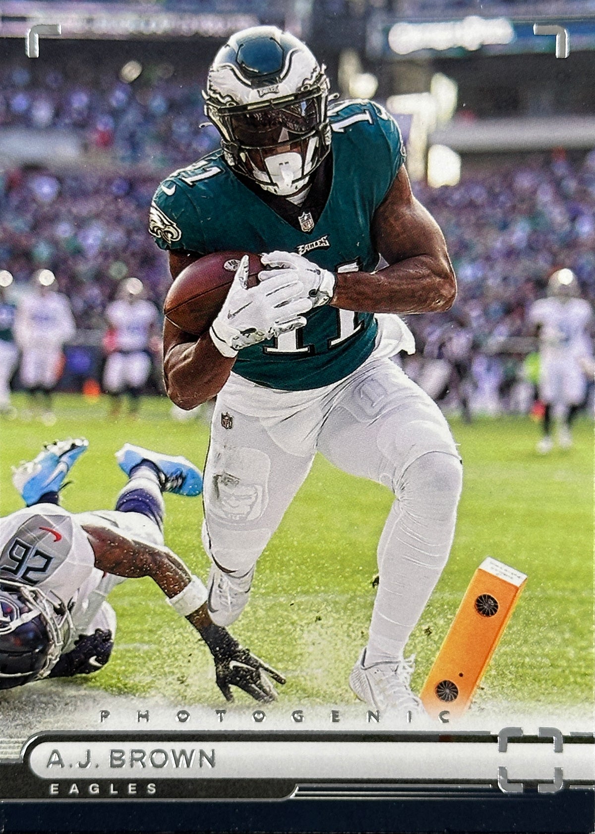 AJ Brown Photogenic Chronicles Eagles Patriots Sports Card