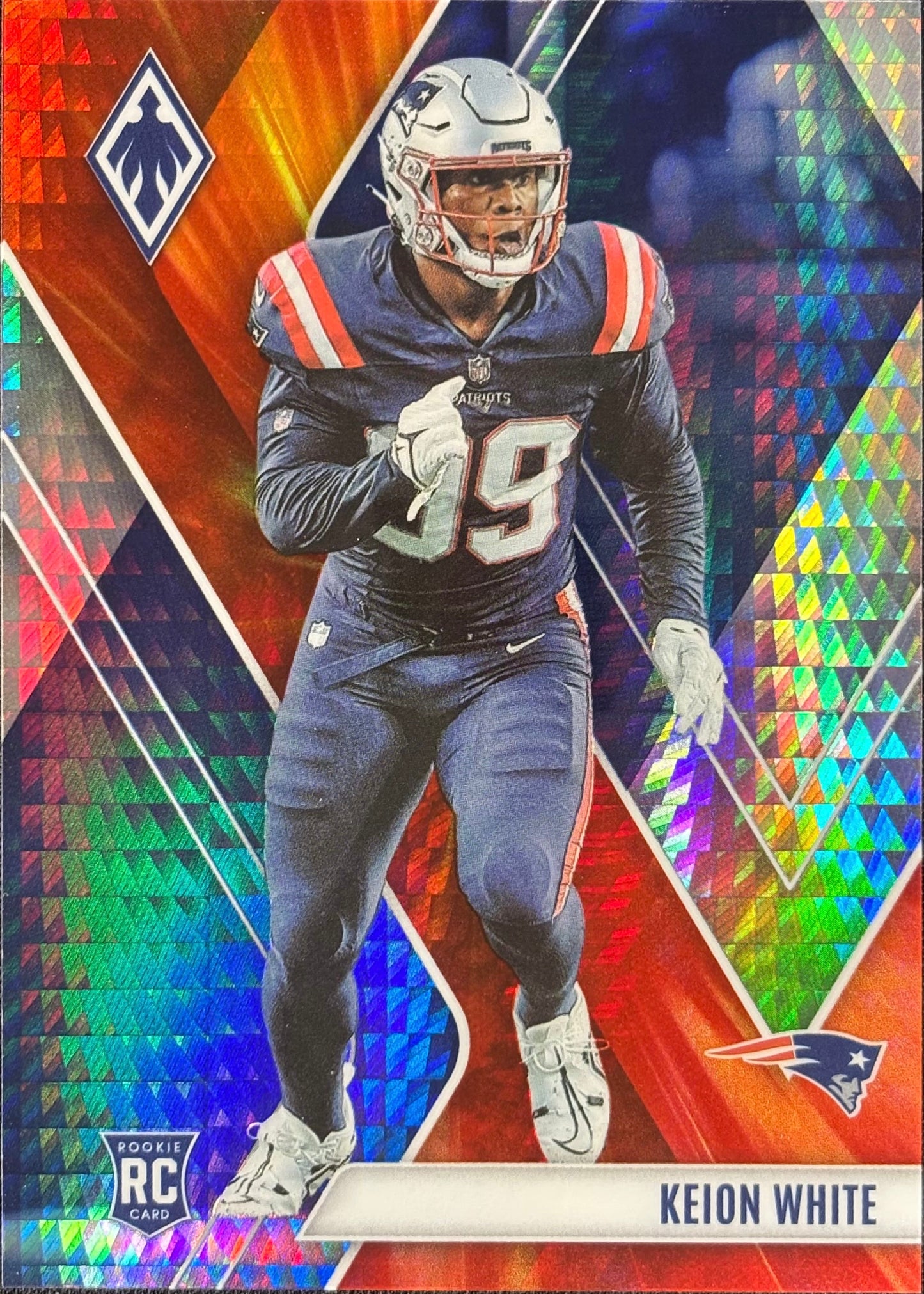 Keion White Phoenix Fire Burst /340 Rookie Patriots