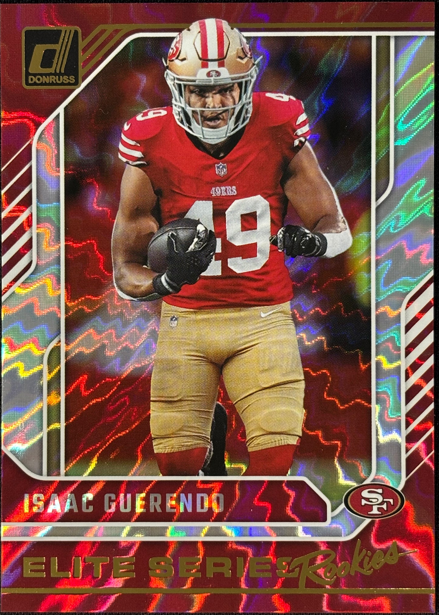 Isaac Guerendo Donruss Elite Series Rookie 49ers