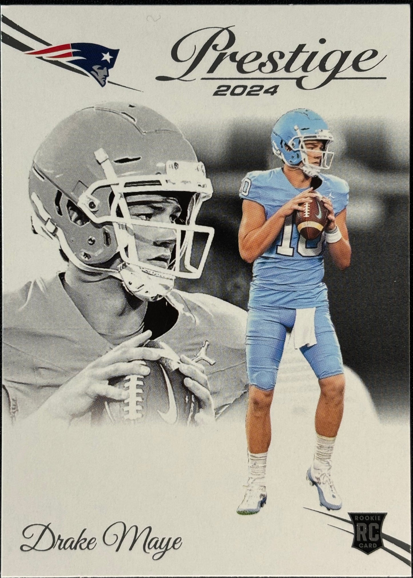Drake Maye Prestige Rookie Sports Card