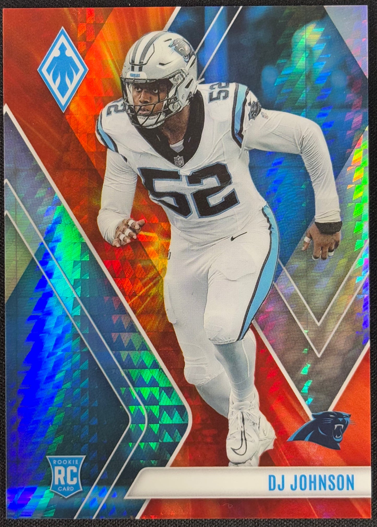 DJ Johnson Phoenix Fire Burst /340 Rookie Panthers