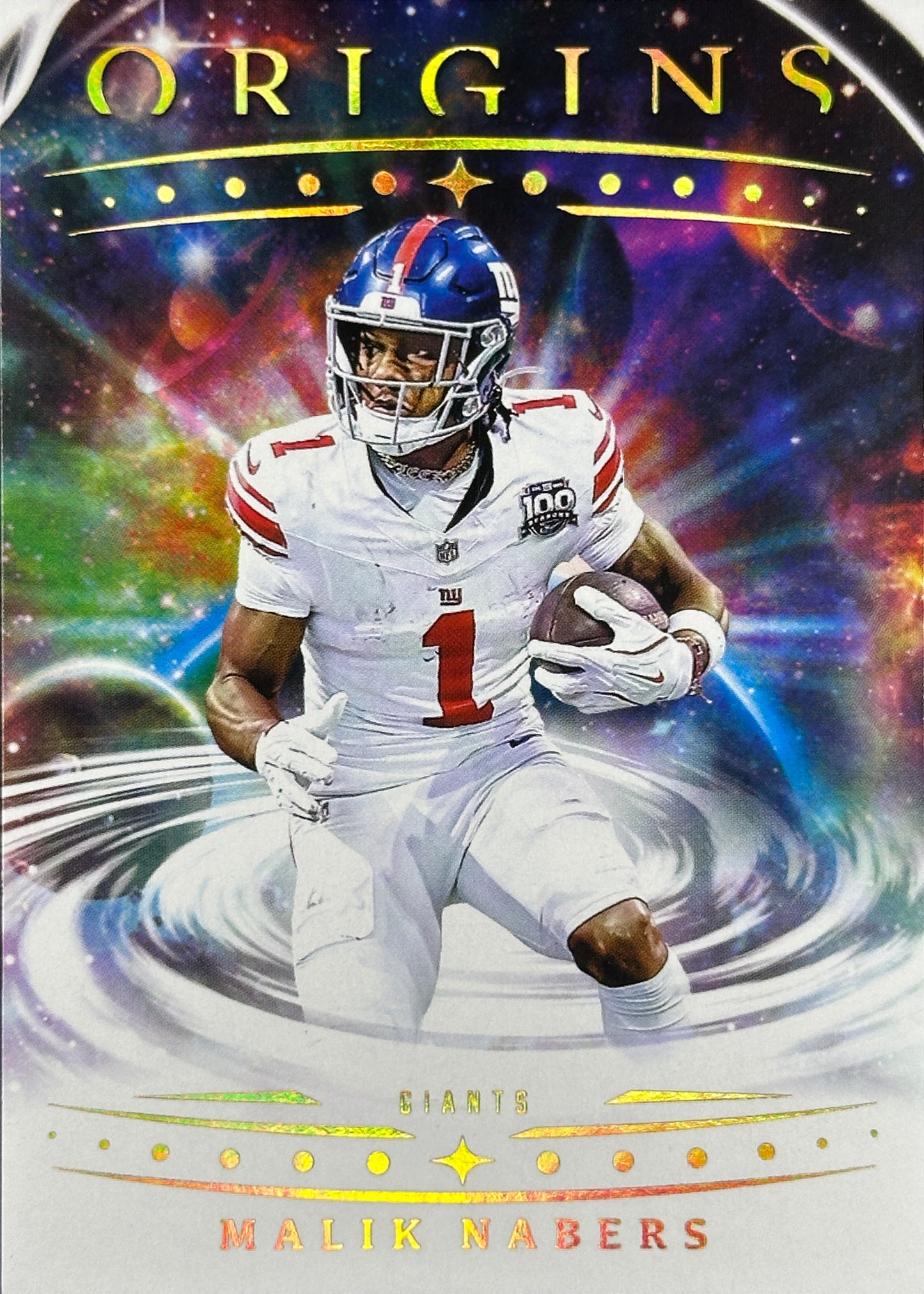 Malik Nabers Origins Giants Sports Card