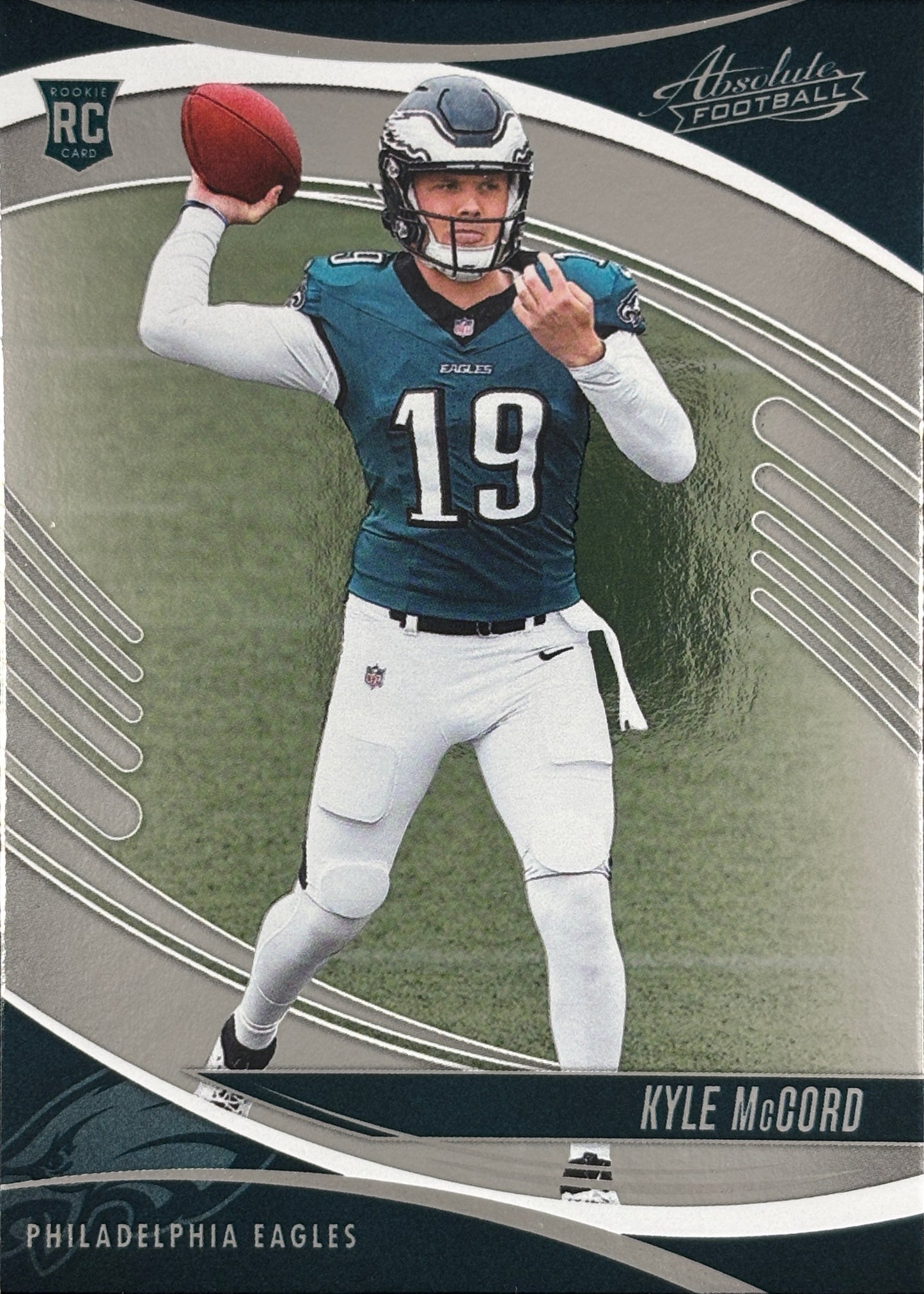 Kyle McCord Absolute Rookie Eagles Sports Card