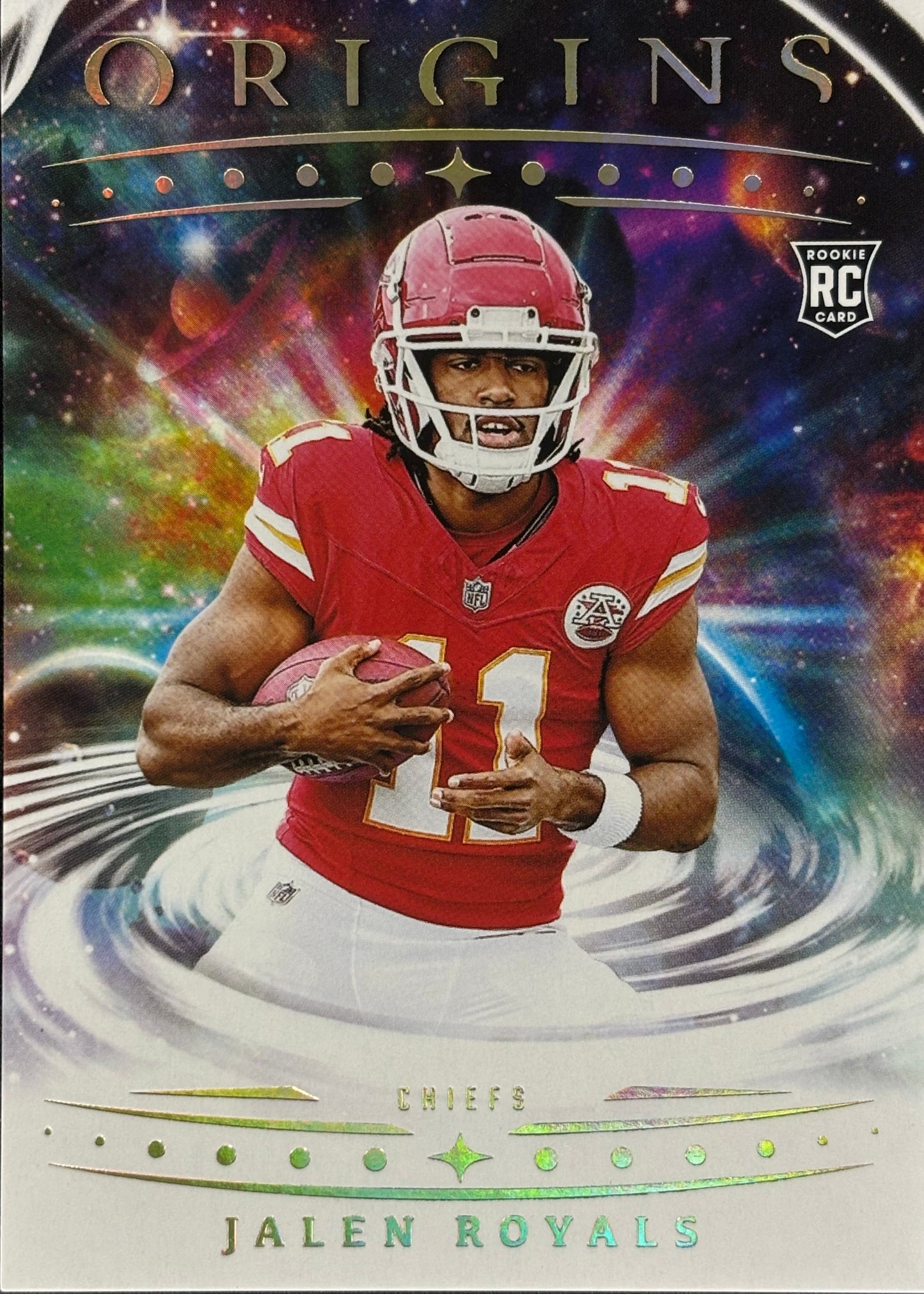 Jalen Royals Origins Rookie Chiefs Sports Card