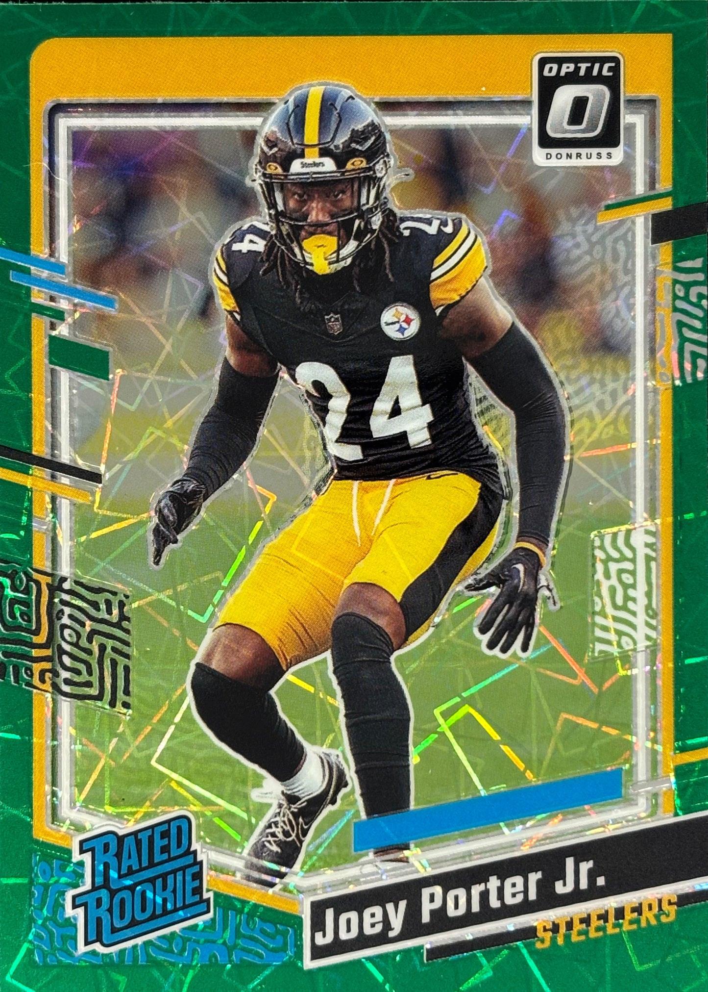 Joey Porter Jr. Optic Green Velocity Rookie Steelers