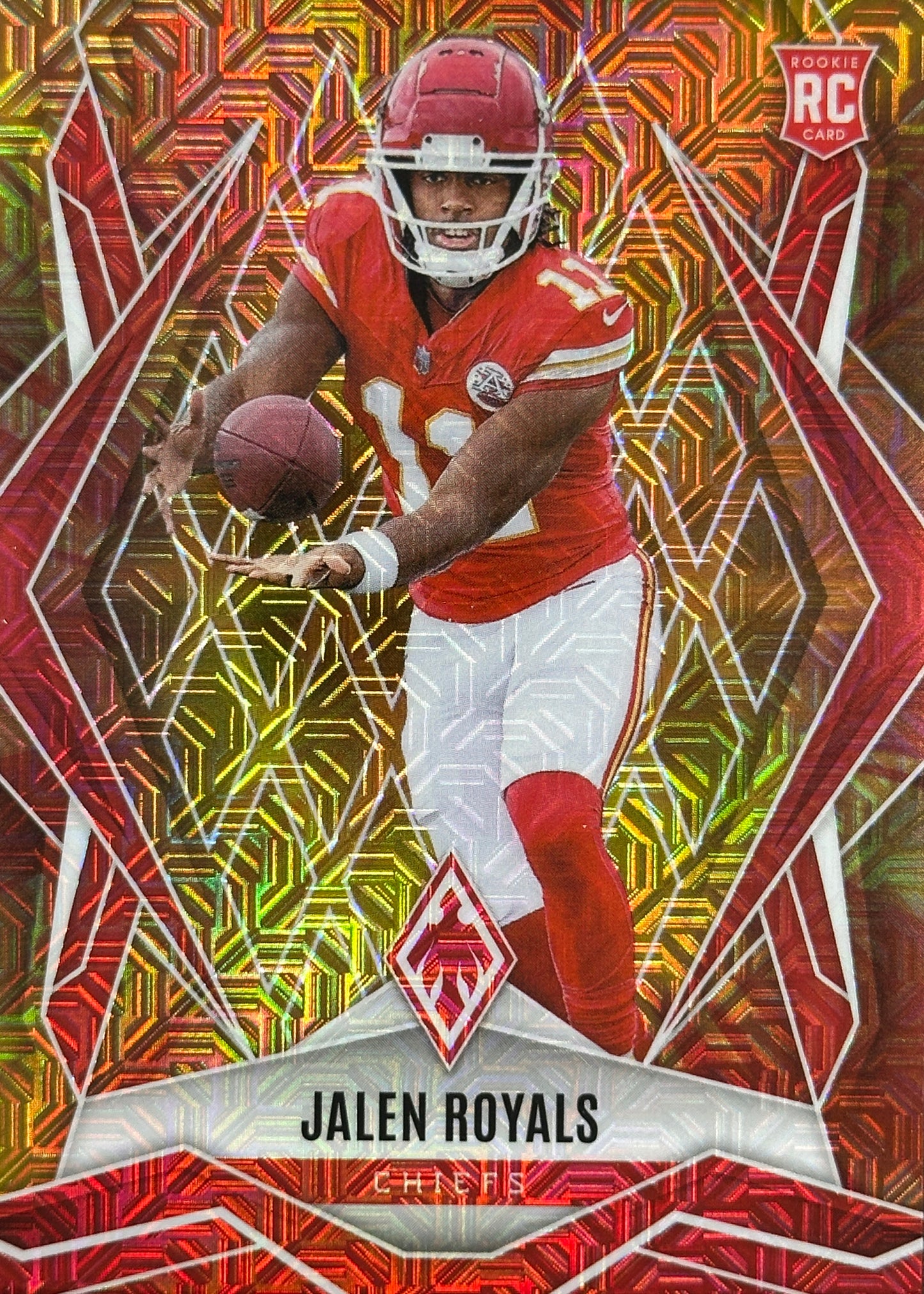 Jalen Royals Phoenix Fire Burst /350 Rookie Kansas City Chiefs