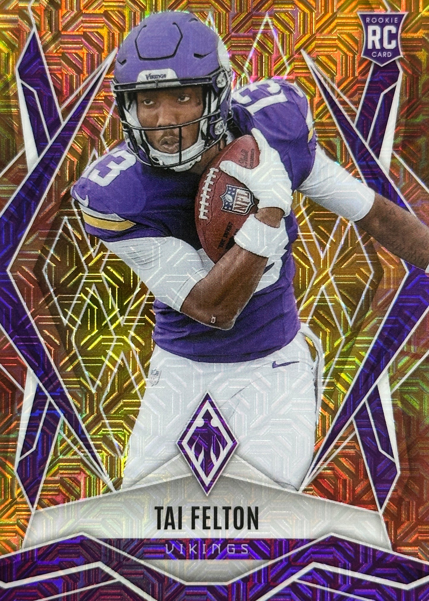 Tai Felton Phoenix Fire Burst /350 Rookie Minnesota Vikings