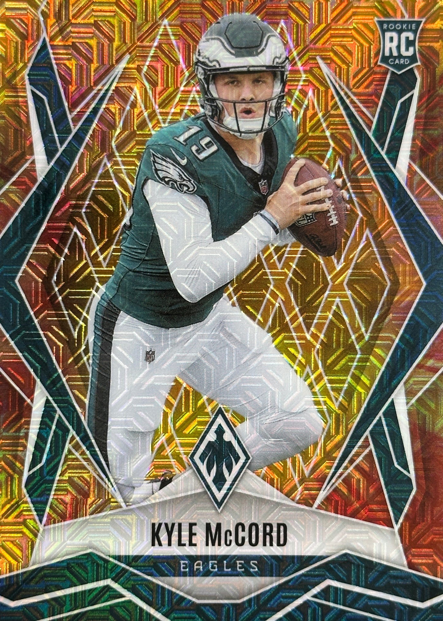 Kyle McCord Phoenix Fire Burst /350 Rookie Philadelphia Eagles