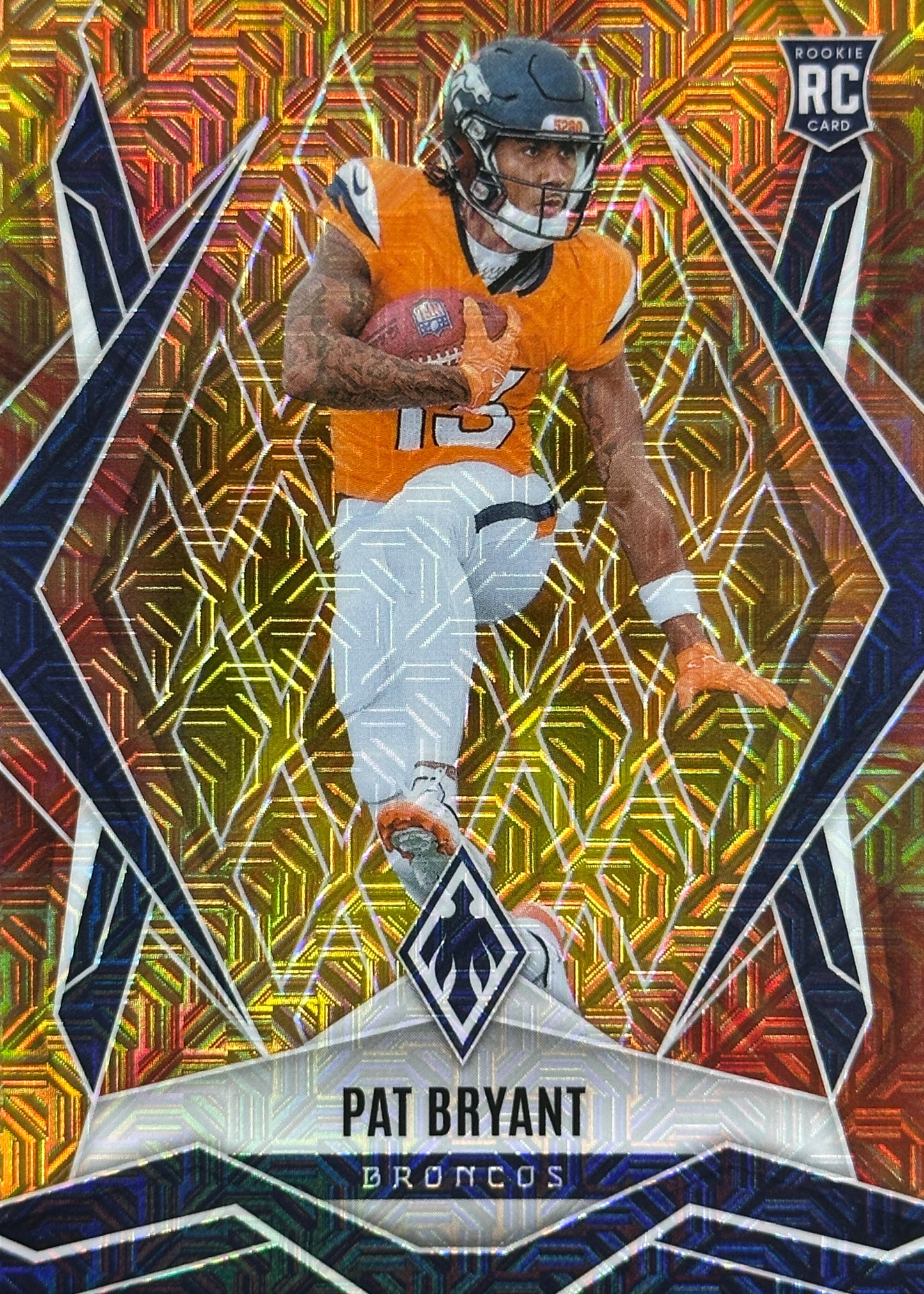 Pat Bryant Phoenix Fire Burst /350 Rookie Denver Broncos