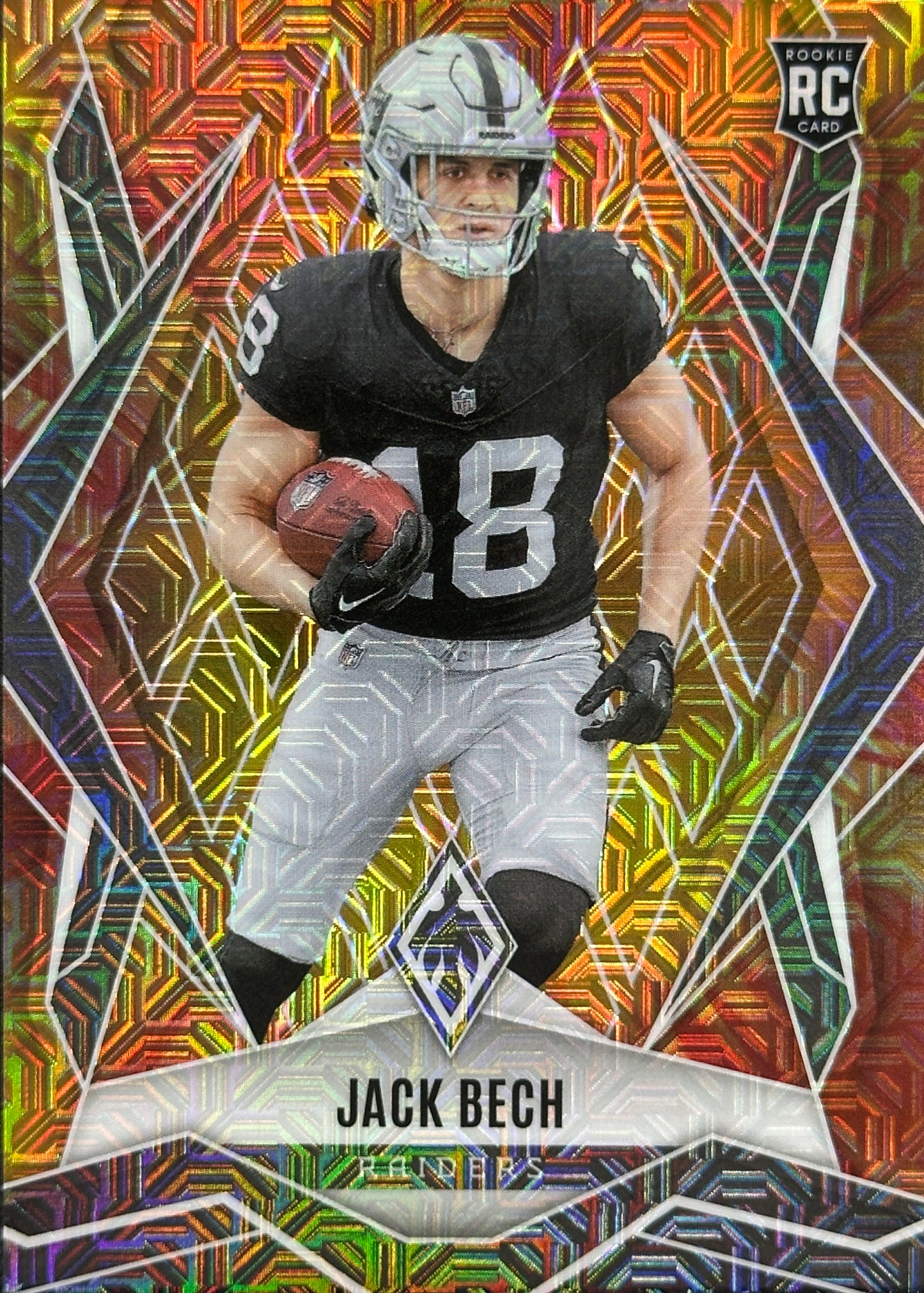 Jack Bech Phoenix Fire Burst /350 Rookie Las Vegas Raiders