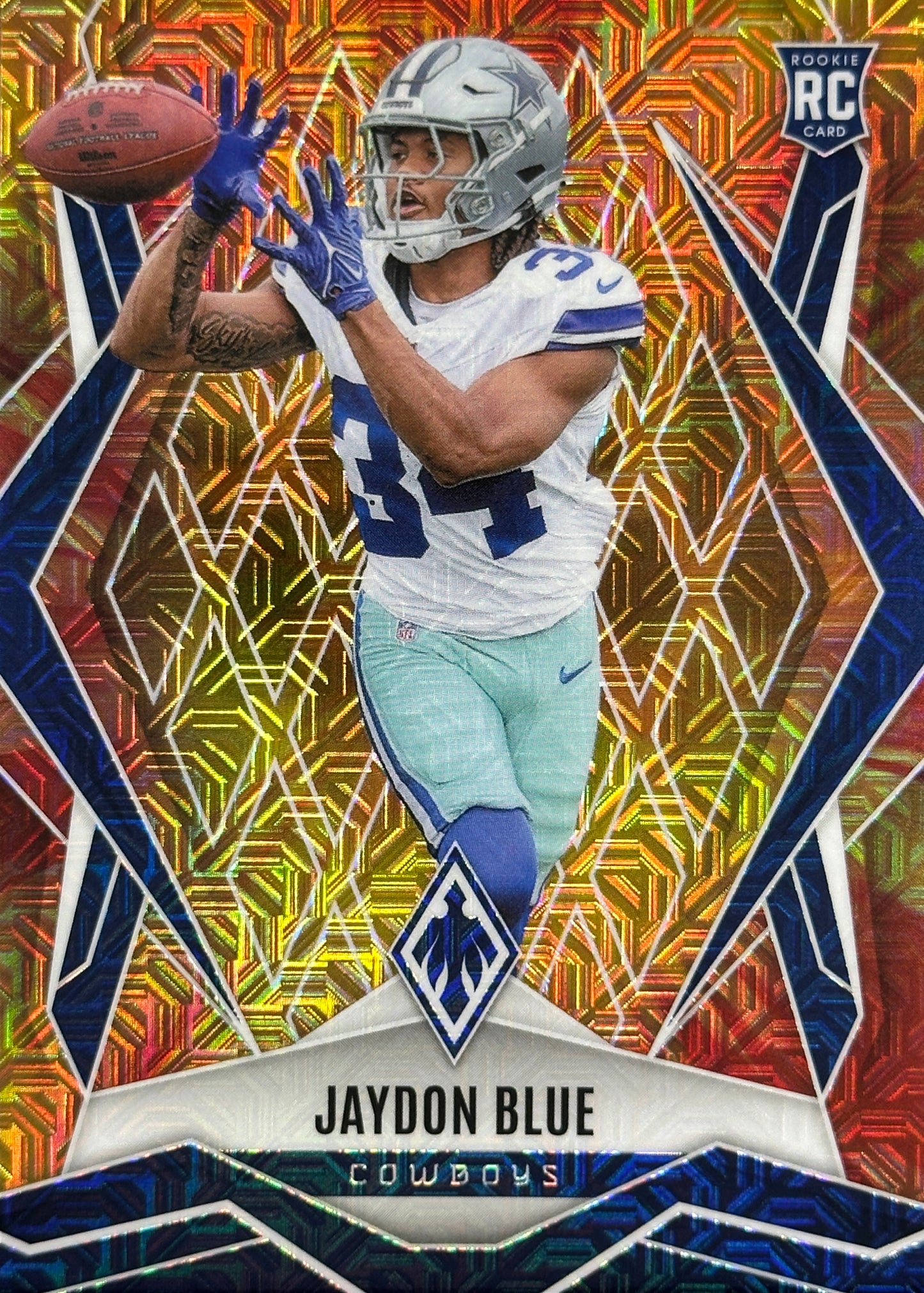 Jaydon Blue Phoenix Fire Burst /350 Rookie Dallas Cowboys