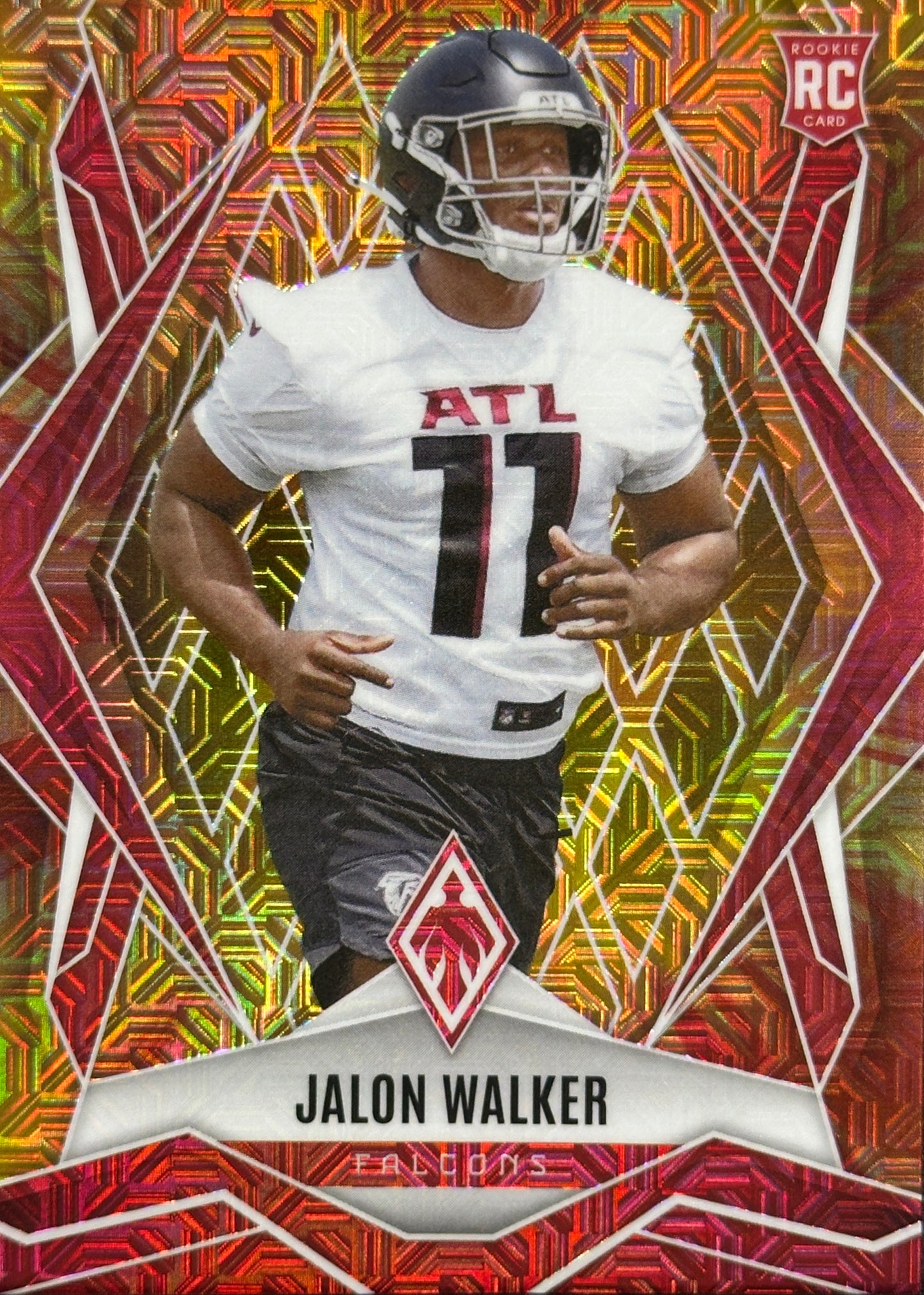 Jalon Walker Phoenix Fire Burst /350 Rookie Atlanta Falcons