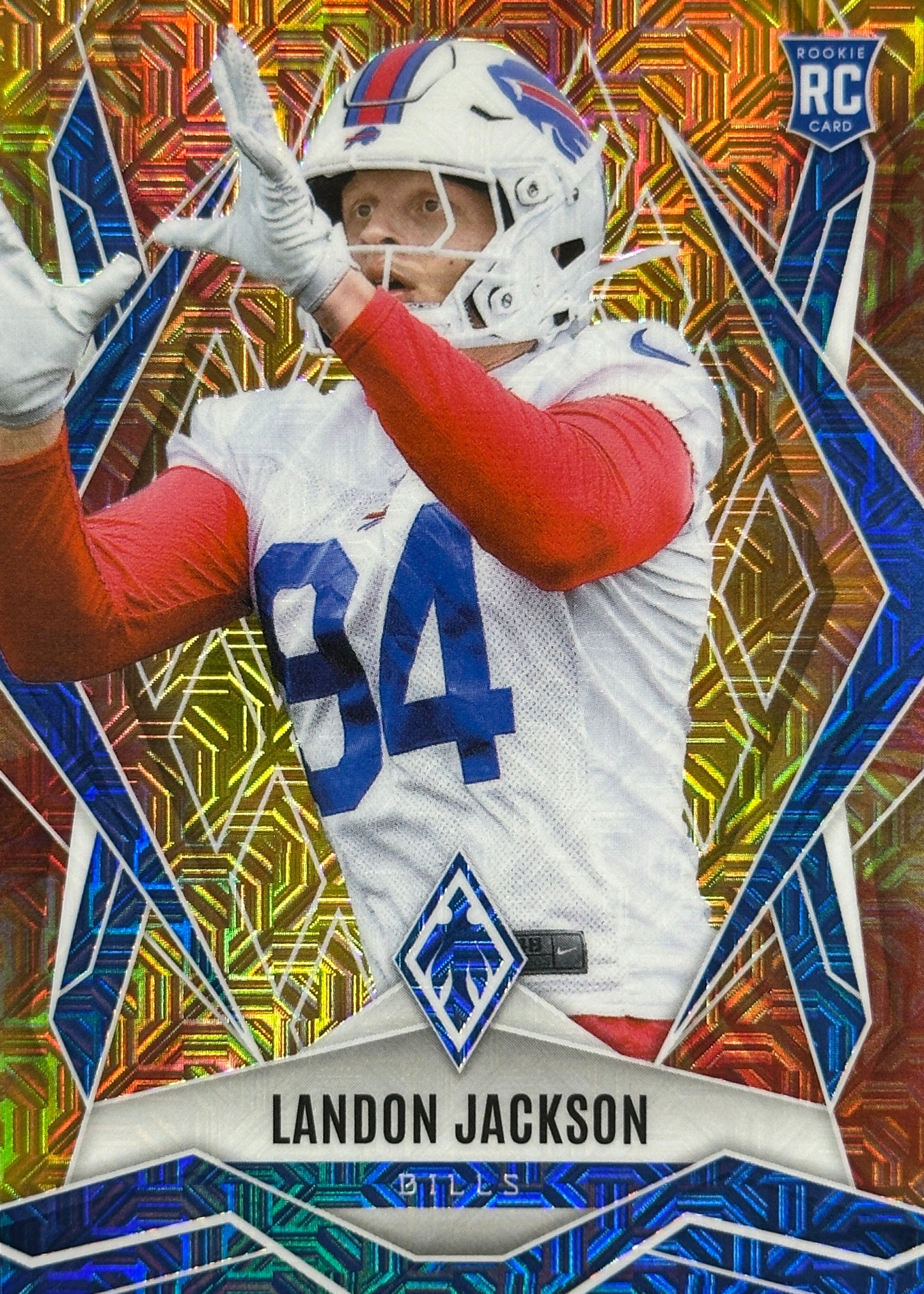 Landon Jackson Phoenix Fire Burst /350 Rookie Buffalo Bills