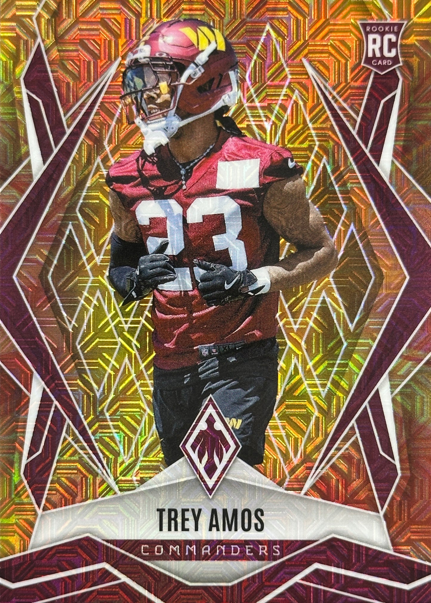 Trey Amos Phoenix Fire Burst /350 Rookie Washington Commanders