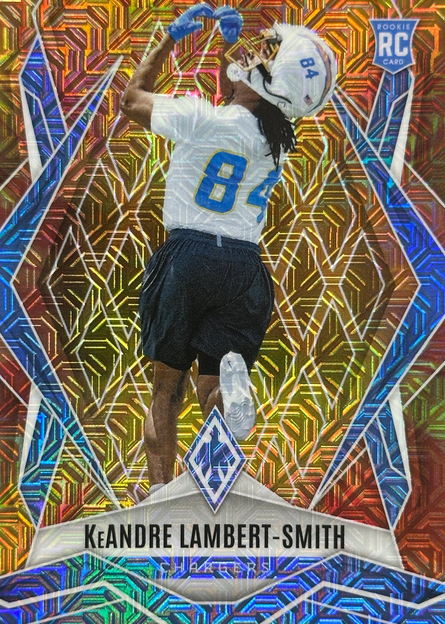 KeAndre Lambert-Smith Phoenix Fire Burst /350 Rookie Los Angeles Chargers