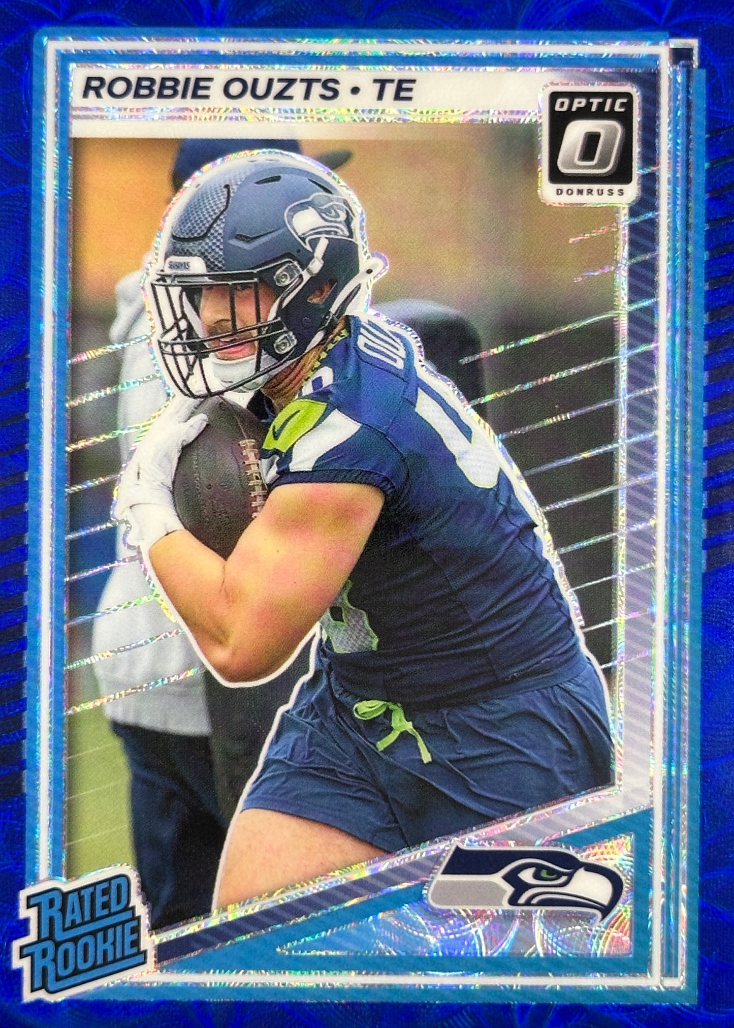 Robbie Ouzts Blue Scope Rated Rookie Patriots