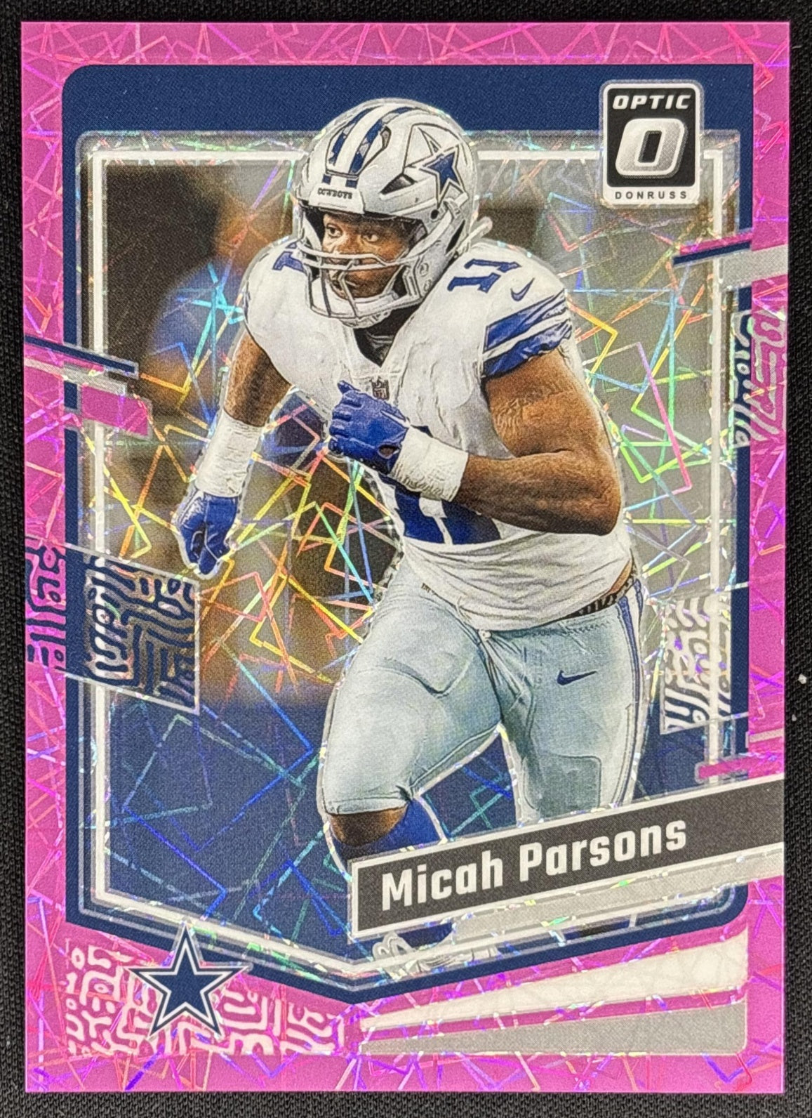 Micah Parsons 2023 Panini Donruss Optic Pink Velocity Prizm /79 Cowboys Dallas Cowboys