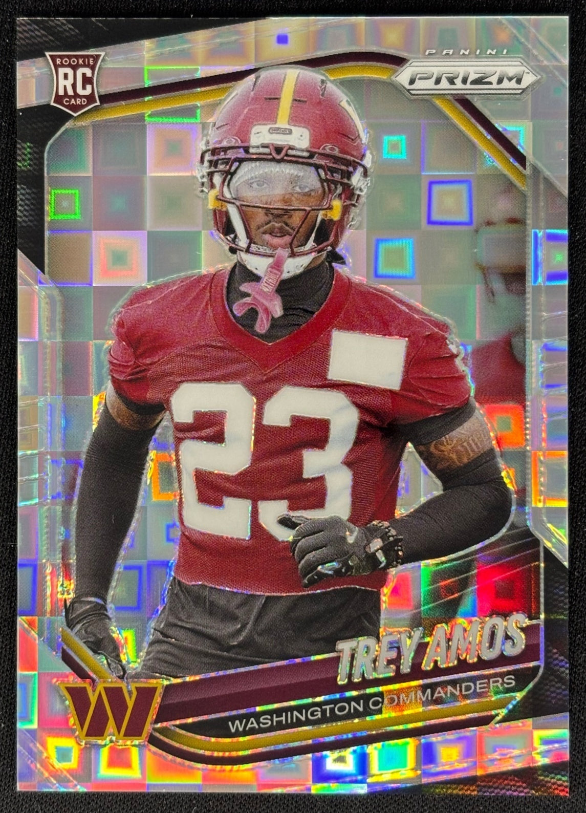 Trey Amos 2025 Prizm Pandora /400 Commanders Sports Trading Cards