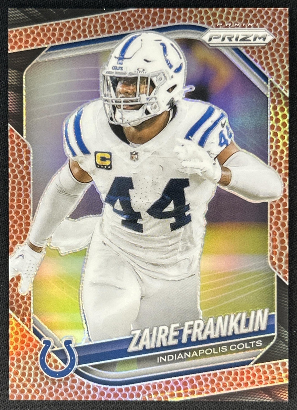 Zaire Franklin 2025 Panini Prizm Pigskin /180 Colts