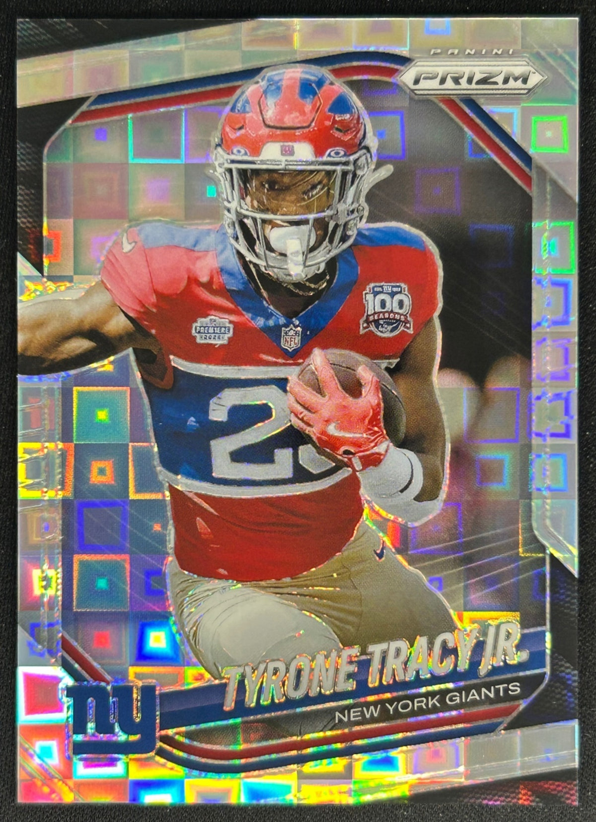 Tyrone Tracy Jr. 2025 Panini Prizm Pandora /400 Giants Sports Trading Cards
