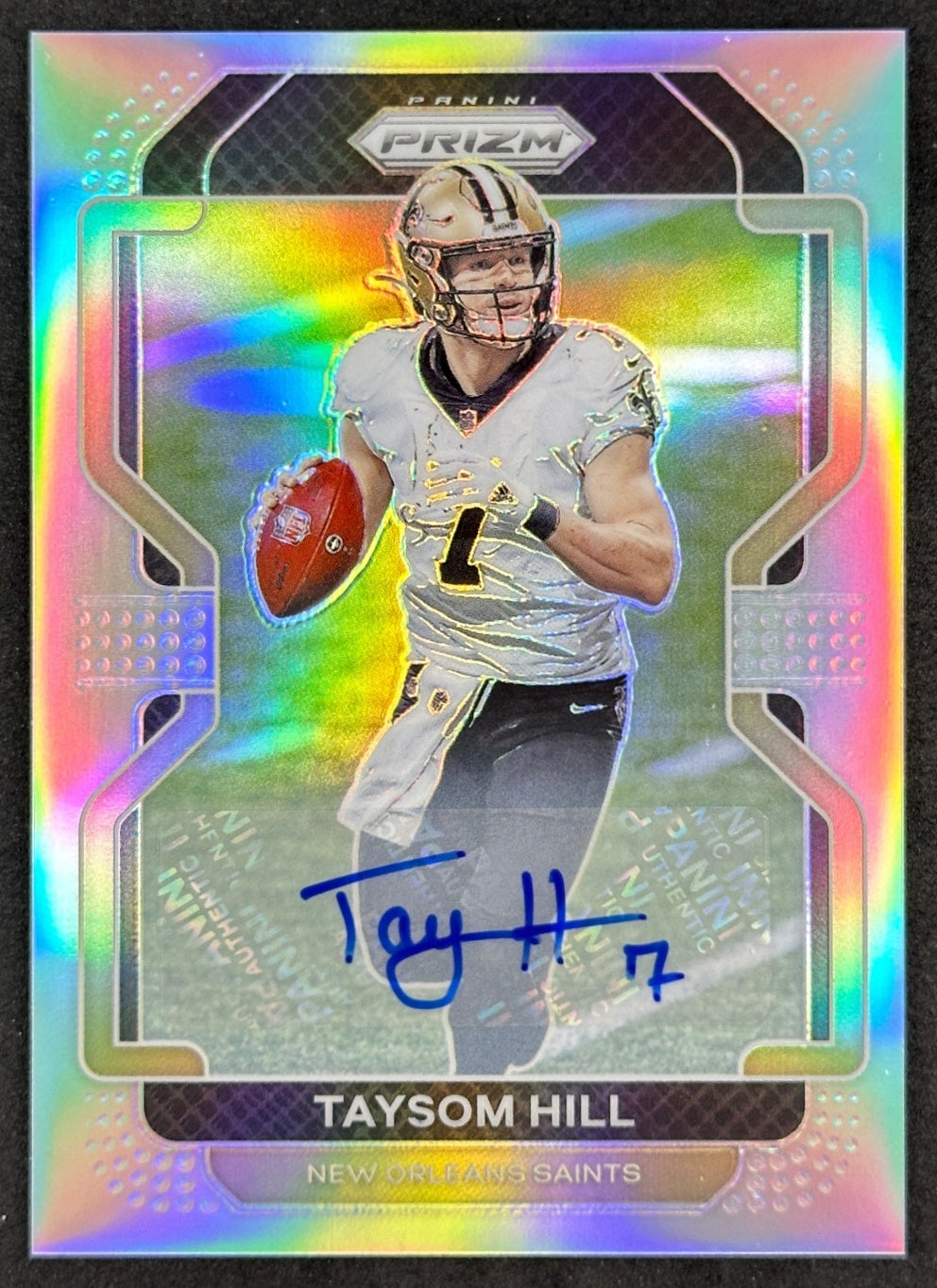 Taysom Hill 2021 Prizm Auto Silver Saints | Wayne Collection