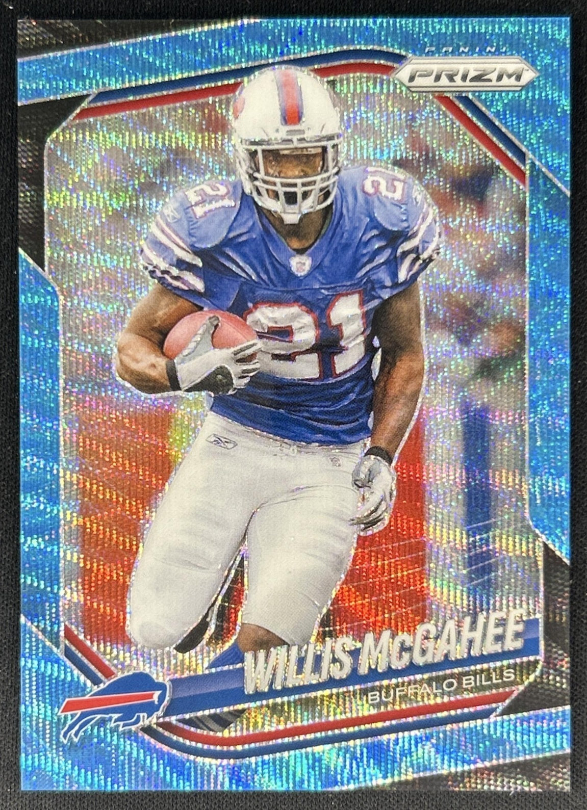 Willis McGahee 2025 Panini Prizm Blue Wave /230 Bills