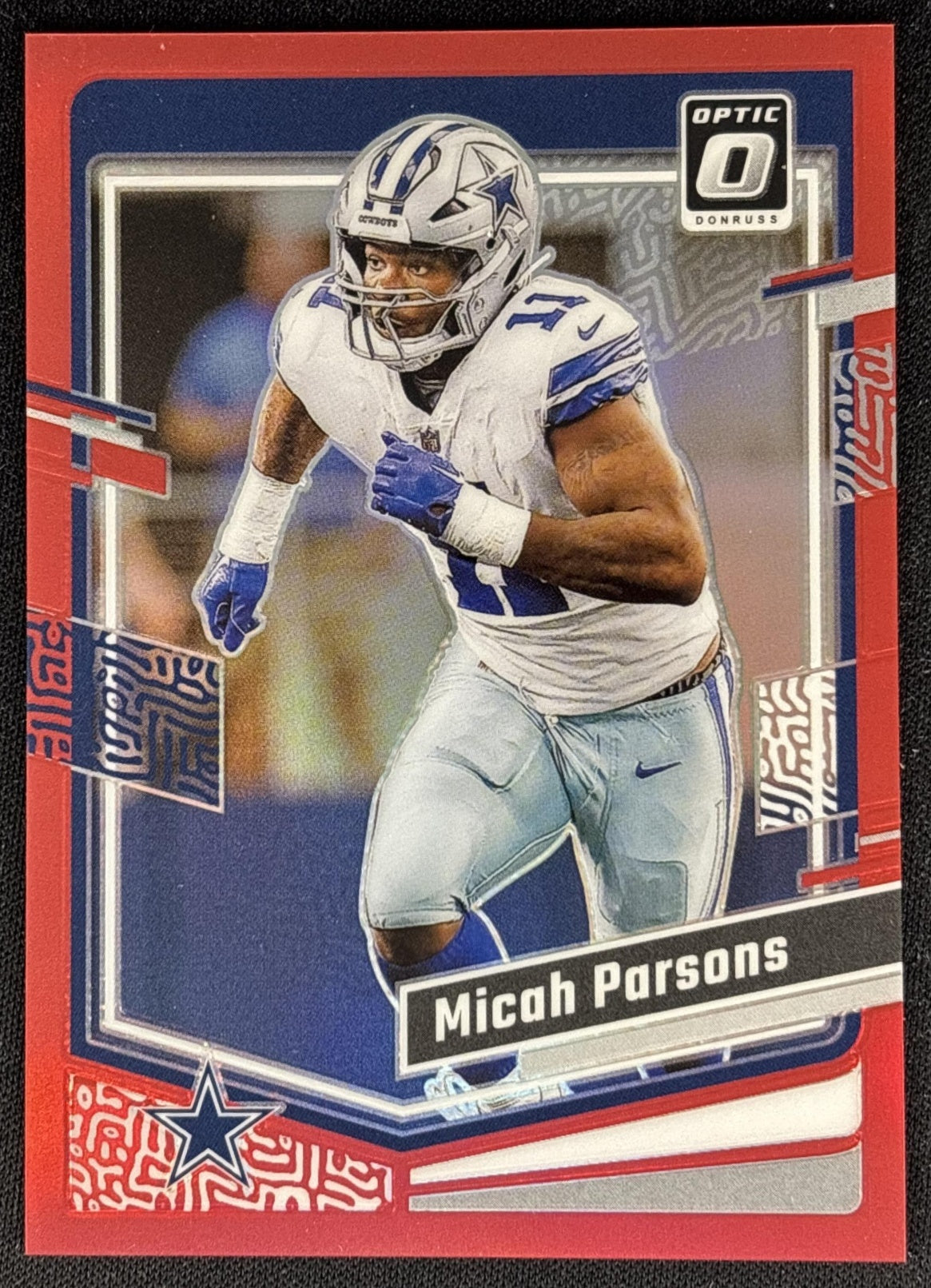 Micah Parsons 2023 Panini Donruss Optic Red Prizm /99 Cowboys Dallas Cowboys