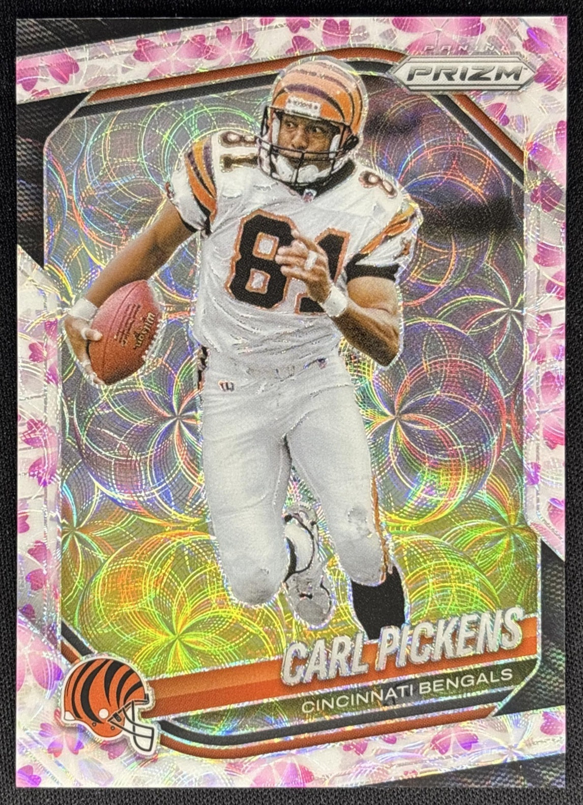 Carl Pickens 2025 Panini Prizm Choice Cherry Blossom /15 Bengals