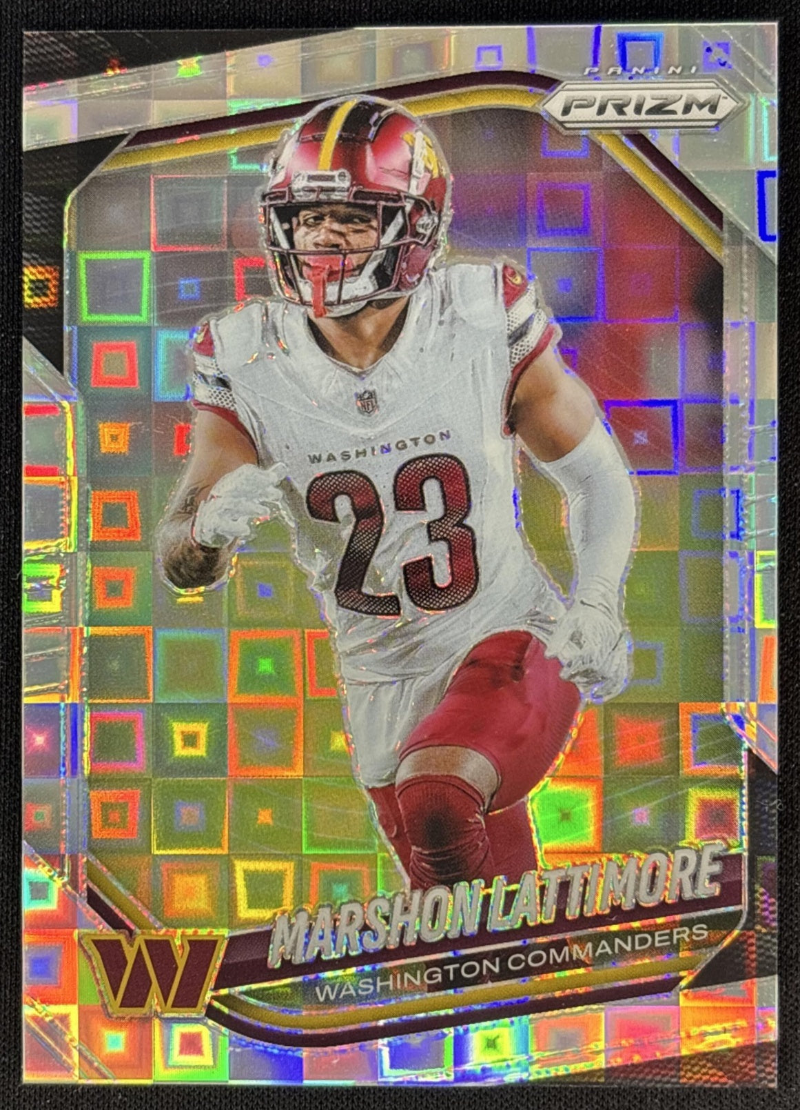 Marshon Lattimore 2025 Panini Prizm Pandora /400 Commanders Sports Trading Cards