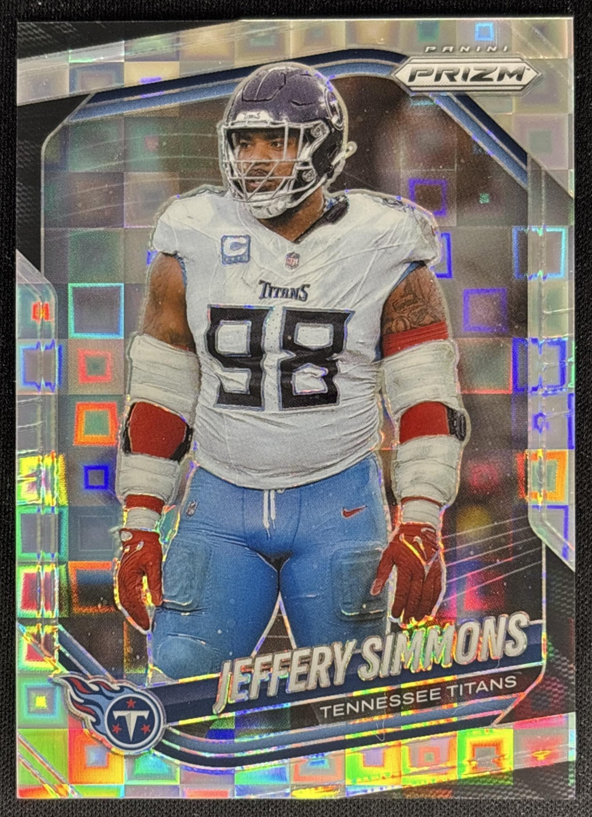 Jeffery Simmons 2025 Panini Prizm Pandora /400 Titans Sports Trading Cards