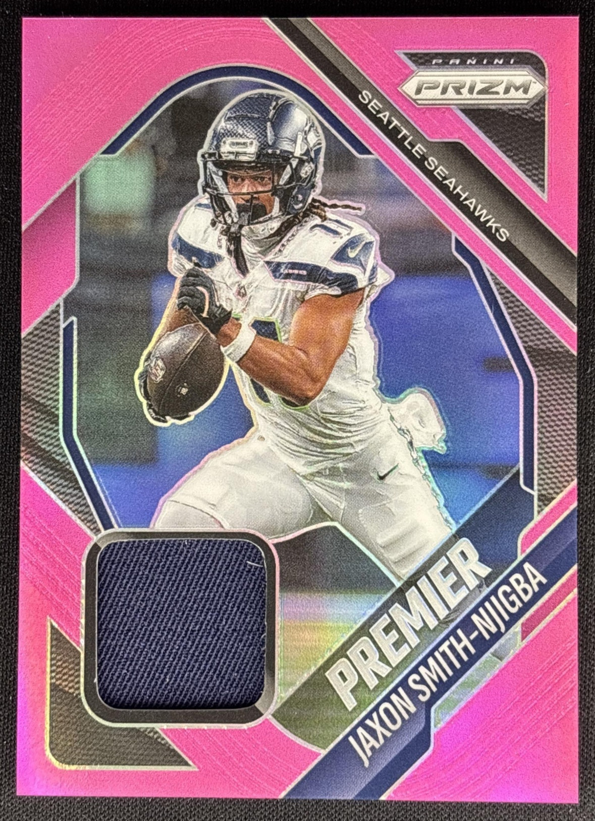 Jaxon Smith-Njigba 2025 Panini Prizm Premier Jerseys Pink Seahawks