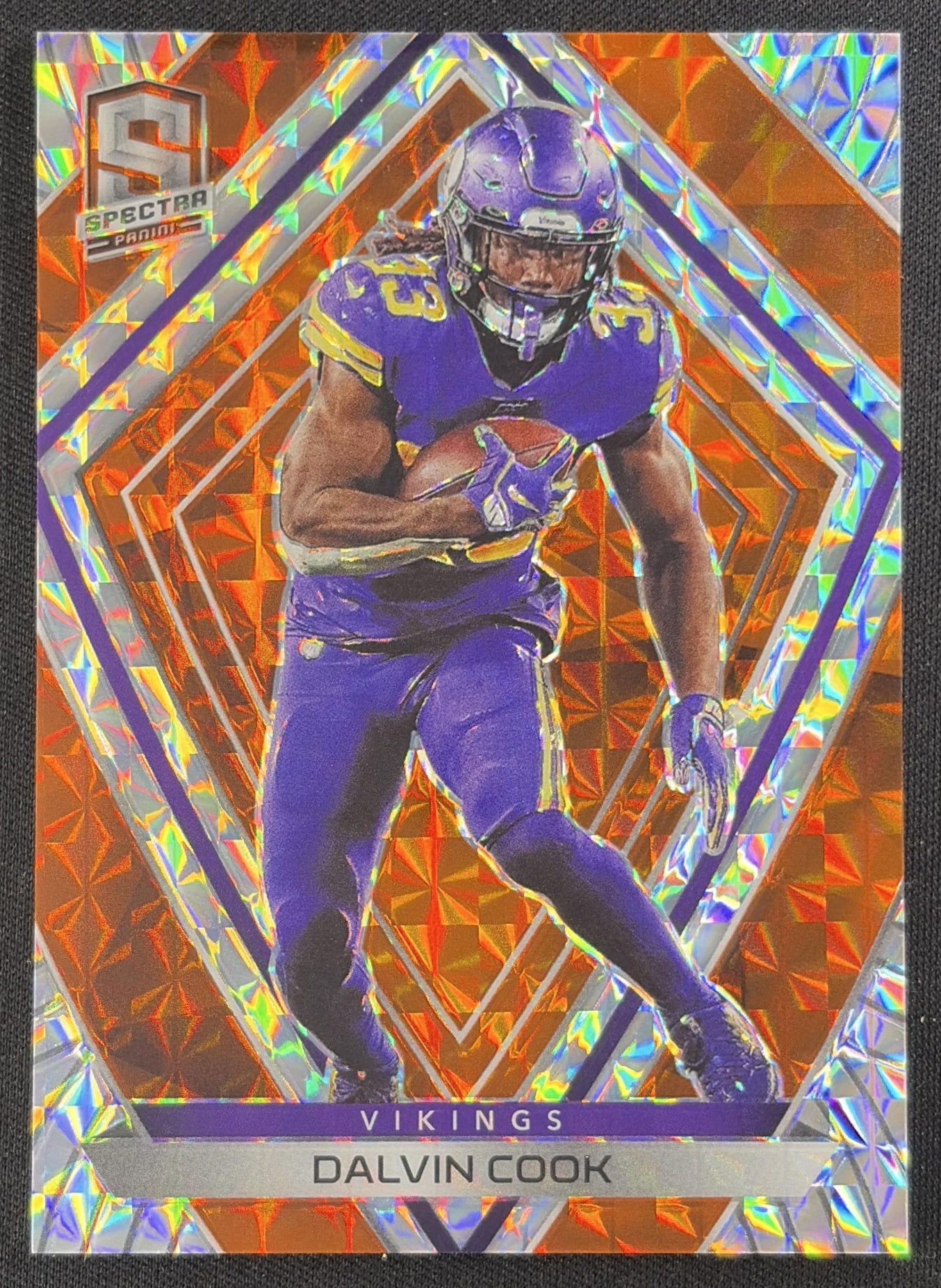 Dalvin Cook 2020 Panini Spectra Neon Orange /15 Vikings | Wayne