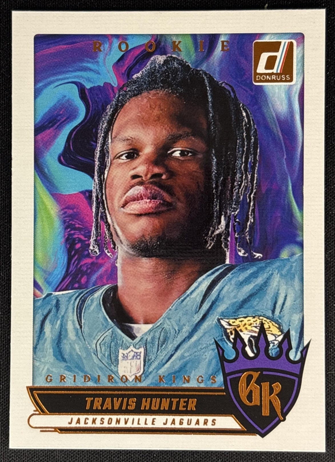 Travis Hunter 2025 Panini Donruss Rookie Gridiron Kings Jaguars Sports Trading Cards