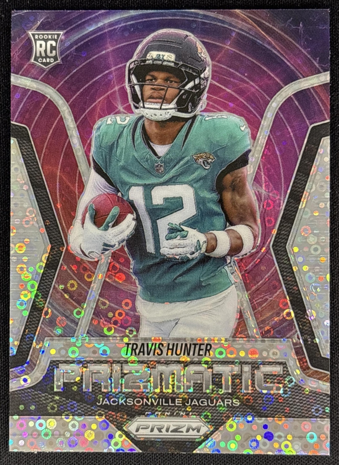Travis Hunter 2025 Panini Prizm Prizmatic No Huddle Jaguars Sports Trading Cards