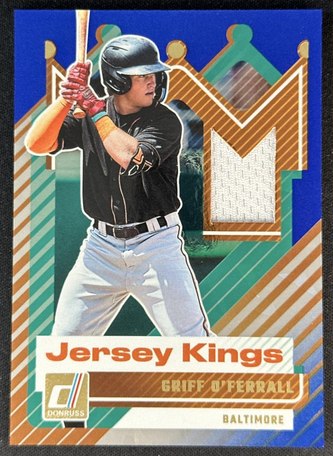 Griff O'Ferrall 2025 Panini Donruss Jersey Kings Blue Ice Orioles