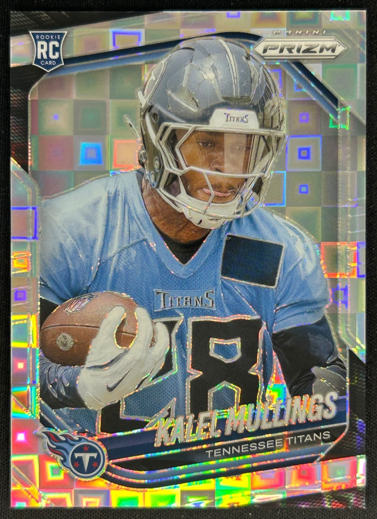 Kalel Mullings 2025 Panini Prizm Pandora /400 Titans Sports Trading Cards