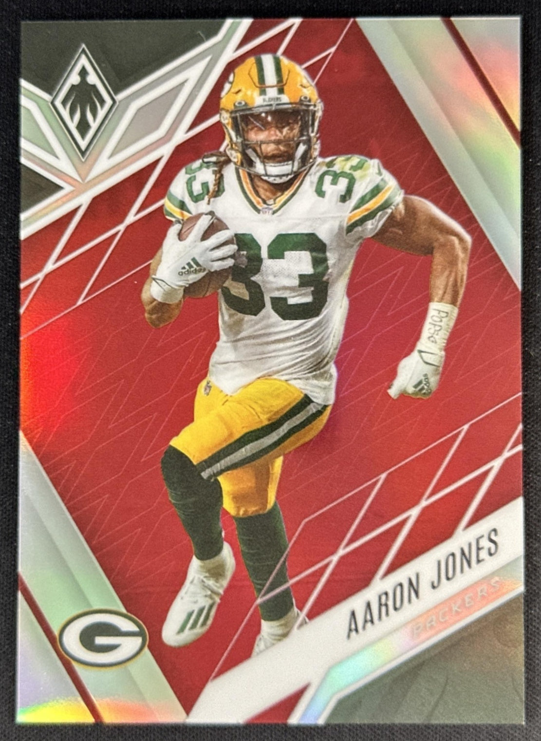 Aaron Jones 2022 Panini Phoenix Red /250 Packers