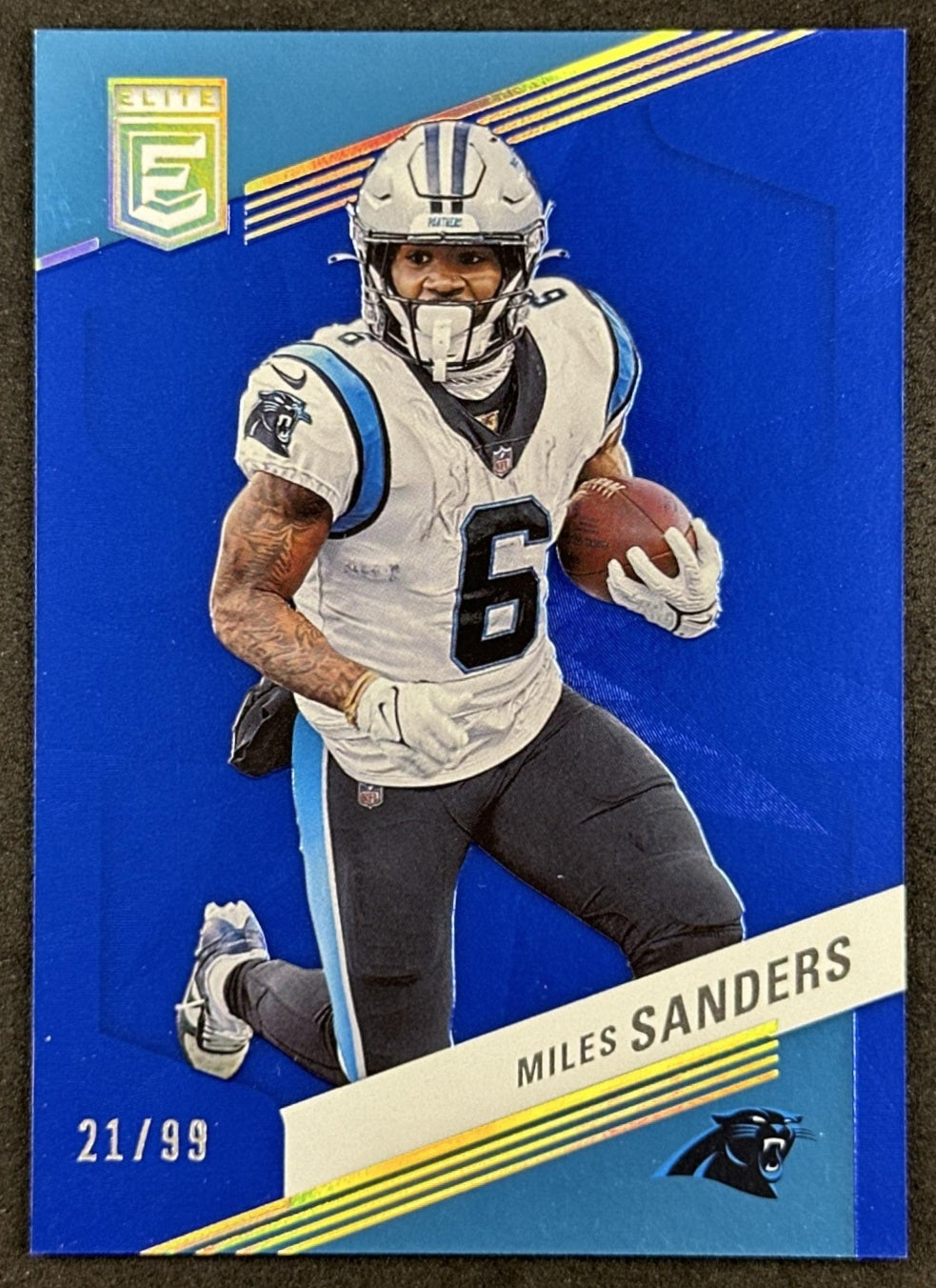 Miles Sanders 2023 Donruss Elite /99 Panthers