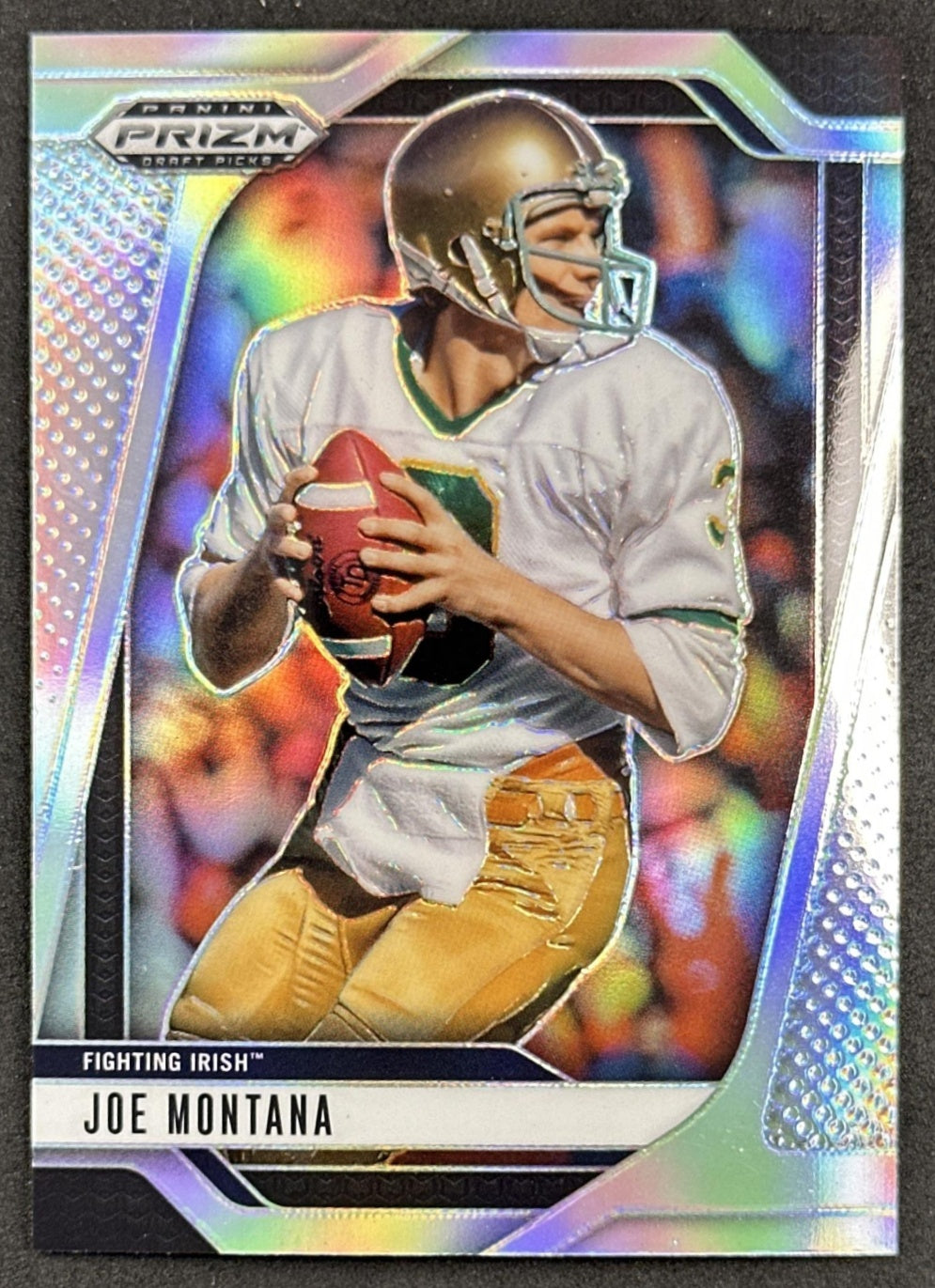 Joe Montana 2025 Panini Prizm Draft Picks Silver Fighting Irish