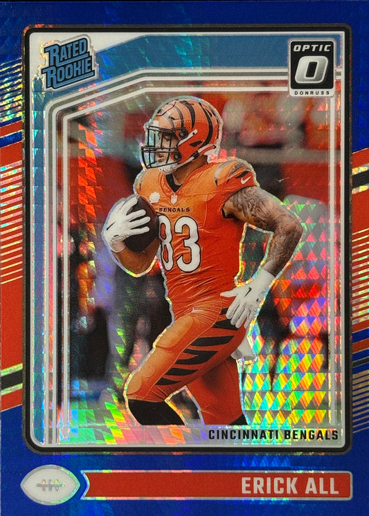 Erick All Optic Blue Hyper Rookie Bengals