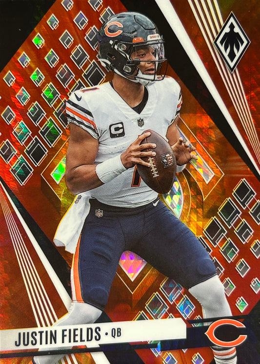 Justin Fields Phoenix Fire Burst /340 Bears