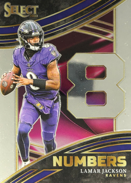 Lamar Jackson Select Numbers Ravens