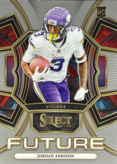 Jordan Addison Select Future Rookie Vikings Sports Card
