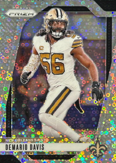 Demario Davis Prizm No Huddle Saints